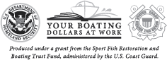 Your Boating Dollars at Work in Black and White USCG Right